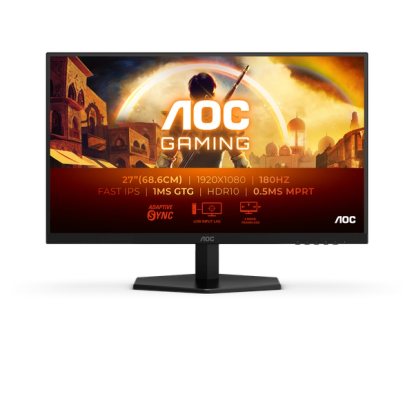 Gaming monitor AOC 27G42E 27",WLED podsvícení, IPS panel, 1ms, 1000: 1, 300cd/m2